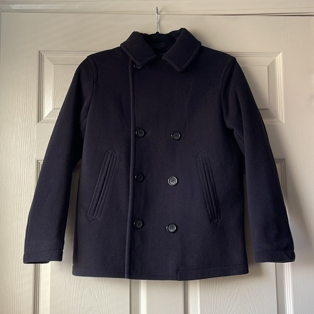 Boy’s Uniqlo Fleece Peacoat